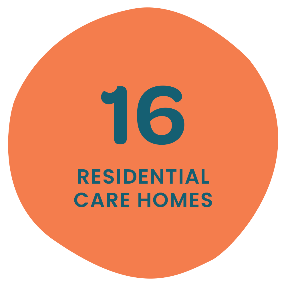 16 residential care homes